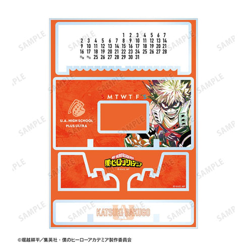『僕のヒーローアカデミア』爆豪勝己 Ani-Art 第5弾 卓上アクリル万年カレンダー【202508再販】